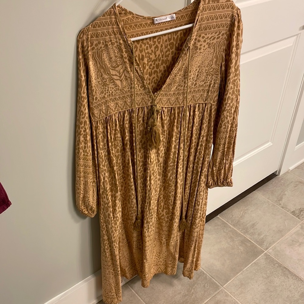 Cheetah Print Maxi Dress